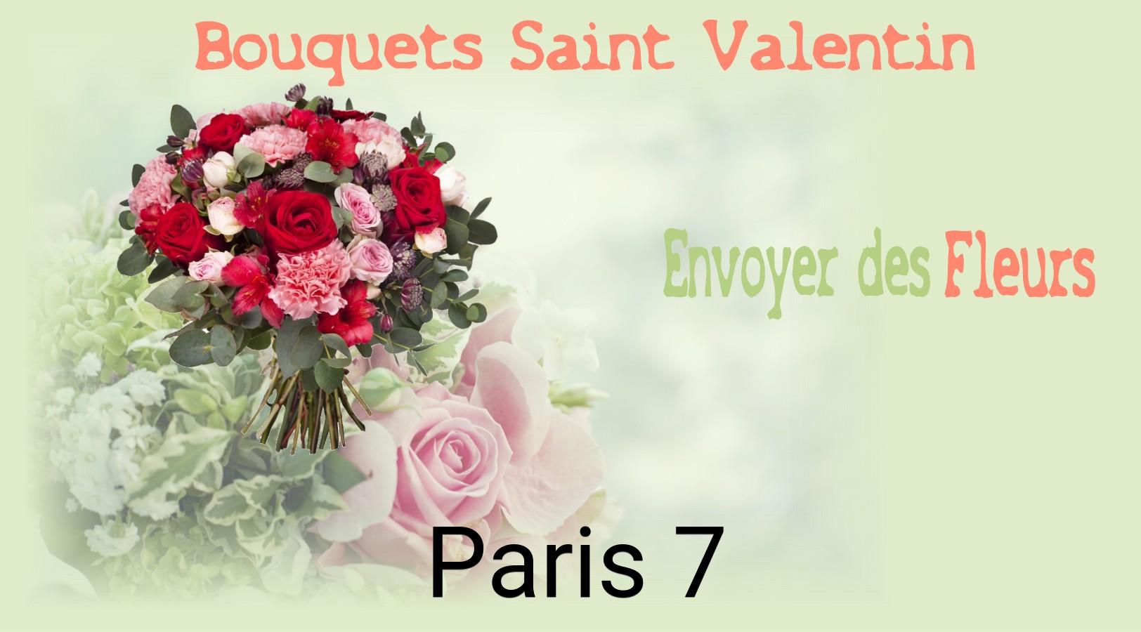 Roses de Saint-Valentin livrées à Paris-7